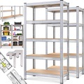 Deuba Schwerlastregal 2er-Set 180x90x40cm verzinkt 875kg