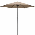 Detex Sonnenschirm Taupe Alu Ø300cm UV-Schutz 40+