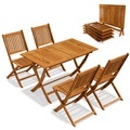 Garten-Sitzgruppe Sydney 5-tlg Akazienholz FSC®-zertifiziert