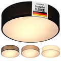 Monzana ®, Deckenlampe Schwarz Stoff Ø38cm