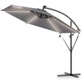 Kingsleeve LED Solar Ampelschirm Mali Anthrazit Ø330cm