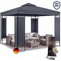 Casaria Pavillon Lorca Anthrazit 3x3m