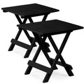 Progarden 2x Kunststofftisch Adige 45x43x50cm