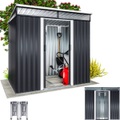 Gardebruk, Gardebruk Gerätehaus Anthrazit Metall 196x122x180cm