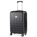 Monzana ® Koffer Hartschale Exopack Schwarz L aus ABS 80l 65x41x27cm
