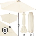 Kingsleeve Terrassen-Sonnenschirm Creme UV-Schutz 50+