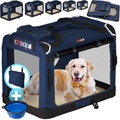 Hundetransportbox Blau XXL 92x64x64cm