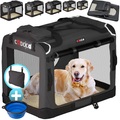 Hundetransportbox Anthrazit M 60x42x42cm