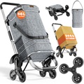 Monzana ®, Einkaufstrolley Treppensteiger Grau