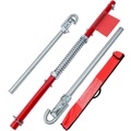 Deuba®, Deuba Pkw Sicherheits-Abschleppstange mit Feder - 3tlg - 1,8m