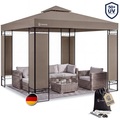 Casaria Pavillon Lorca Taupe 3x3m