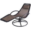 Casaria Relaxliege Eve Mokka mit Schaukelfunktion
