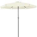 Kingsleeve Sonnenschirm Beige Ø330cm mit Kurbel