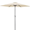 Kingsleeve Sonnenschirm Beige Alu Ø300cm UV-Schutz 40+