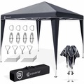Deuba®, Deuba Faltpavillon Capri - Popup 3x3m Anthrazit