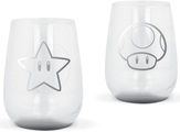 undefined, Super Mario Gläser-Set Trink-Glas-Set klar