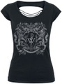 Powerwolf Crest Girl-Shirt schwarz