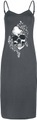 Black Premium by EMP Nachthemd mit Skull-Print Girl-Nachthemd dunkelgrau