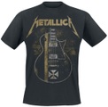 Metallica Hetfield Iron Cross Guitar T-Shirt schwarz