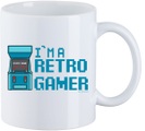 Retro Gamer Tasse weiß