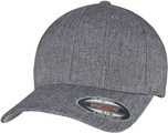 undefined, Flexfit Flexfit Heatherlight Cap Flexcap dunkelgrau meliert