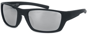 Sport Matt Schwarz Sonnenbrille schwarz