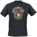 Grill Chef T-Shirt schwarz