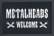 Metalheads Welcome, Metalheads Welcome Fußmatte schwarz