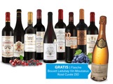 Frankrikes grandiosa vinvärld och 1 flaska. Vin Mousseux Rosé Gratis 9,61 € per liter