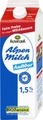 Alnatura Bio Haltbare Alpenmilch 1,5% 1L