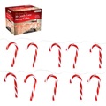 Christmas Workshop 10pc Candy Cane LED Decoration String Lights