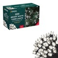 Christmas Workshop 200 LED Battery Operated Timer Lights - White