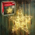 Christmas Workshop 3D Metal Star 200 Warm White LED Lights