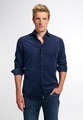ETERNA LANGARM HEMD SLIM FIT UPCYCLING SHIRT CORD JEANSBLAU UNIFARBEN