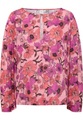 Bluse in koralle bedruckt