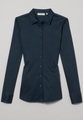ETERNA LANGARM BLUSE MODERN CLASSIC JERSEY MARINEBLAU UNIFARBEN