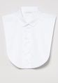 ETERNA OHNE ARM BLUSE/EINSTECKKRAGEN MODERN CLASSIC SATINBINDUNG WEISS