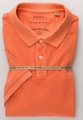 Eterna, ETERNA KURZARM POLOSHIRT REGULAR FIT UPCYCLING SHIRT PIQUÉ ORANGE