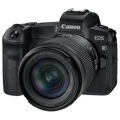 CANON EOS R Body + RF 24-105mm F4-7.1 IS STM - Systemkamera (Fotoauflösung: 30.3 MP) Schwarz