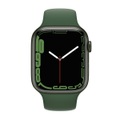 Apple Watch Series 7 Gps 45mm Green Aluminium Case with Clover Sport Band Smartwatch