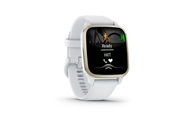 Garmin VENU® SQ 2 Smartwatch Weiß, Creme