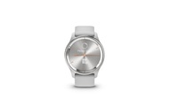 GARMIN vívomove Trend - Smartwatch (Breite: 20 mm, Silikon, Hellgrau/Silber)