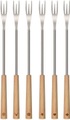 Kisag 2IN1 Fonduegabeln Wood Fondue Set