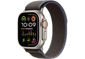 APPLE Ultra 2 (GPS + Cellular, Titan) 49 mm - Smartwatch (M/L 145-220 mm, Nylongewebe (Carbon Neutral), Titan Natur/Grün/Grau)