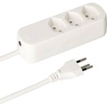 Max Hauri AG 160243 Steckdosen-Verteiler 1 Stück Weiß CH-Stecker 1 St.