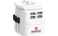 Skross, Skross 1302471 Reiseadapter PRO Light USB (4xA) - World
