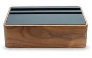 ALL DOCK Wireless Handy-Dockingstation Smartphone Schwarz, Walnuss