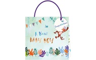 Cart, Cart Geschenktasche Blau, Baby Boy Monkey