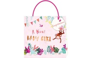Cart, Cart Geschenktasche Rosa, Baby Girl Monkey
