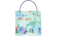 Cart Geschenktasche Blau Baby Boy Elephant